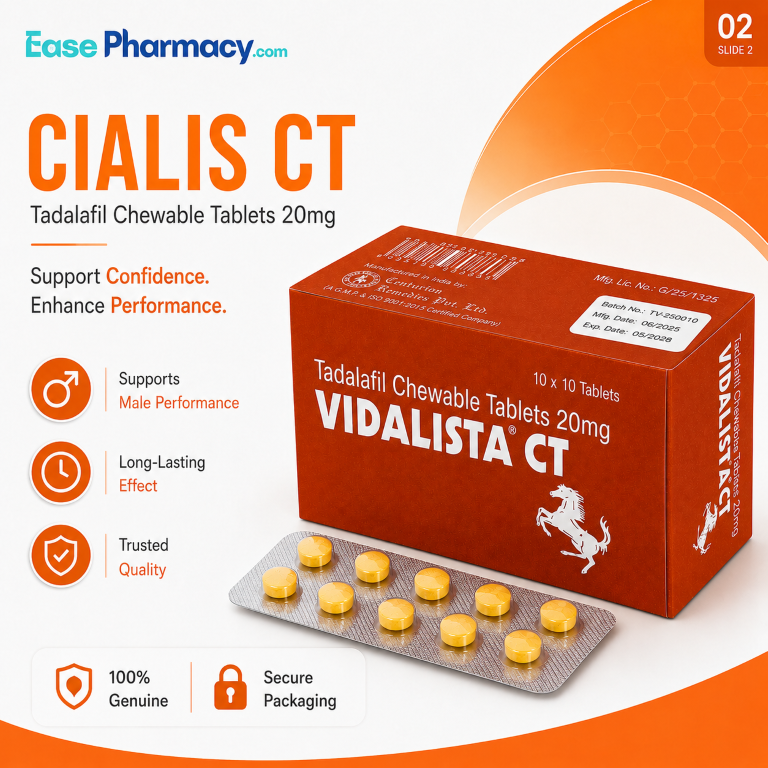 Cialis CT - 20MG Tadalafil Chewable tablets IP