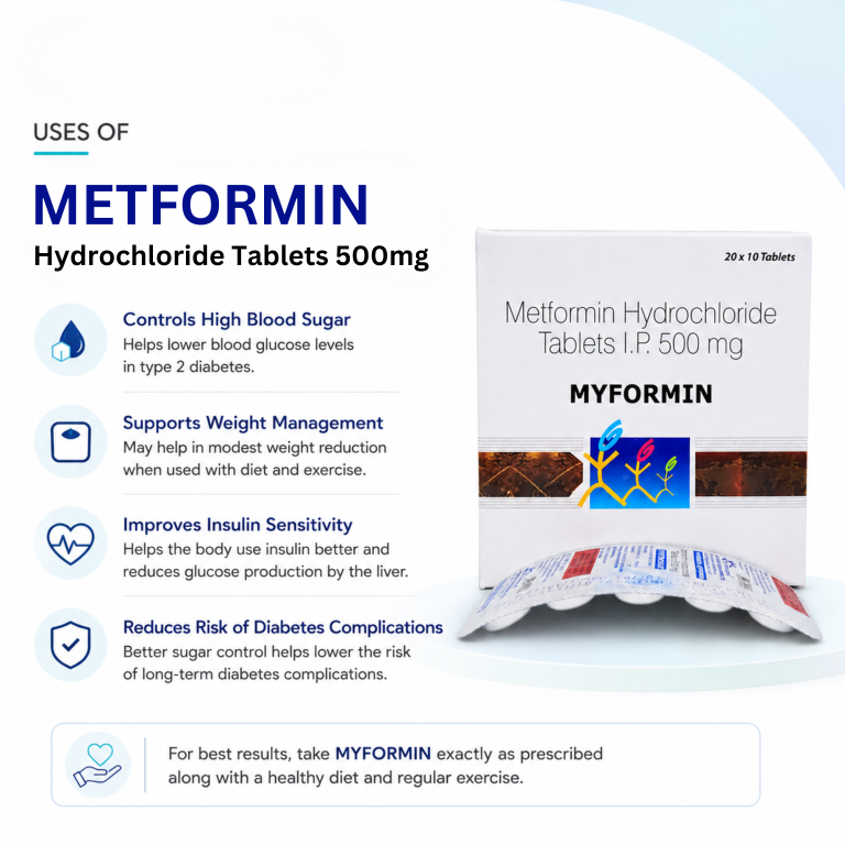 Metformin 500mg / 1000mg Tablets – Type 2 Diabetes Management - Image 2